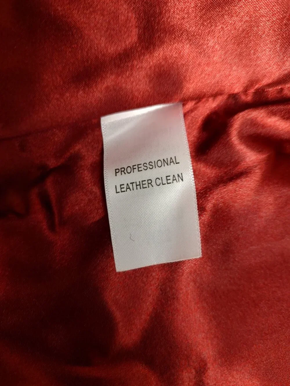 Woman Within 22W Genuine Leather Jacket Burgundy Wine Red Zip Front Plus Size